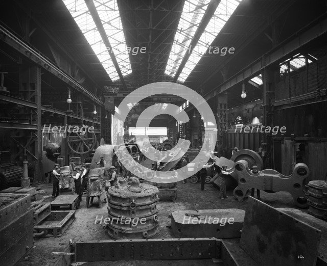 Cammell Laird's Cyclops Ordnance Steel Tyre and Spring Works, Sheffield, Yorkshire, 1913. Artist: H Bedford Lemere.