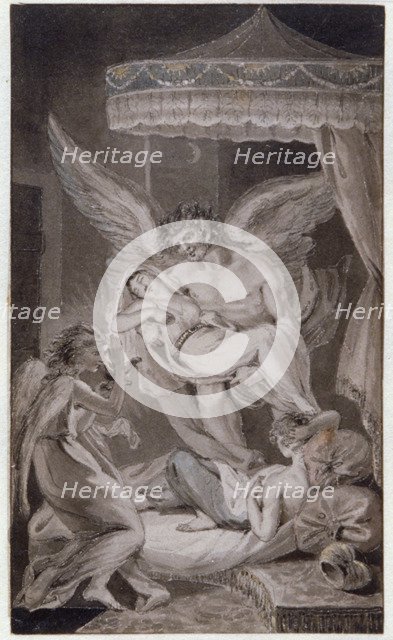'Genius Bearing the Soul Aloft', c1780-1848. Artist: Edward Francis Burney