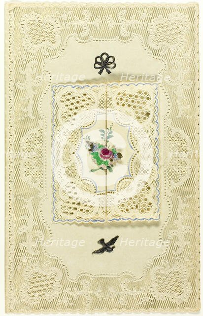 Untitled Valentine (Bouquet), 1855/60. Creator: George Kershaw.