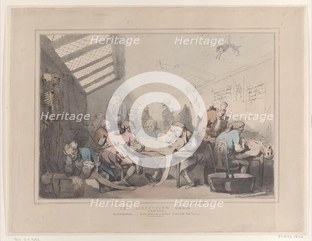 The Dissecting Room, ca. 1838. Creator: T. C. Wilson.