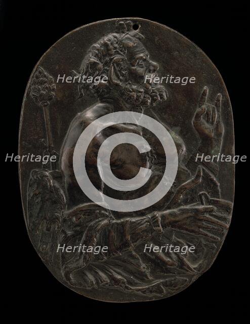 A Satyr, late 15th or early 16th century. Creator: Master of the Martelli Mirror.