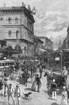 ''Our Australian Colonies -- George Street -- The "Regent Street" of Sydney', 1890. Creator: Unknown.