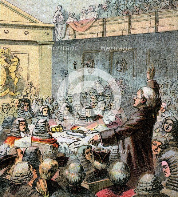 'Burke, the Great Orator', 18th century (c1850s). Artist: Unknown