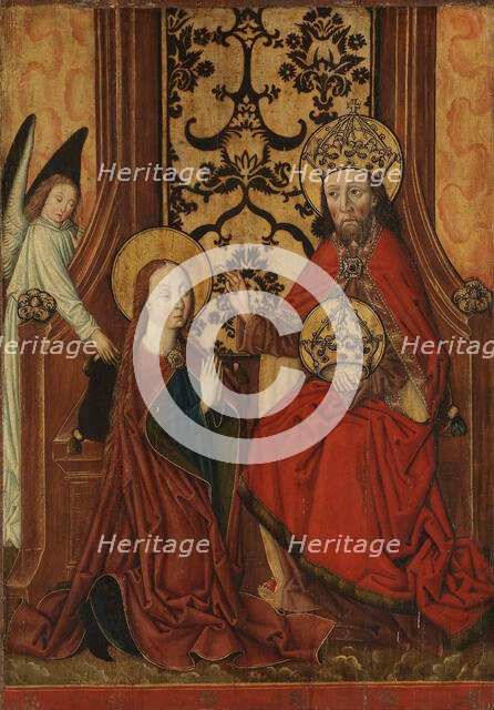 Coronation of Mary, probably between 1450 and 1500. Creator: Unknown.