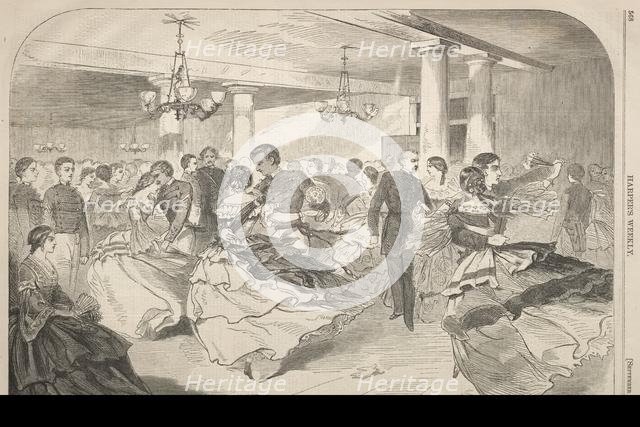 A Cadet Hop at West Point, 1859. Creator: Winslow Homer (American, 1836-1910).