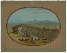 Falls of the Snake River, 1855/1869. Creator: George Catlin.