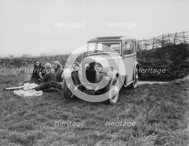 1931 Triumph Scorpion 2-door saloon, (c1930s?). Artist: Unknown