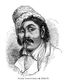 'Feodor Ivanovitsch - A Kalmuk', 1848. Artist: Unknown