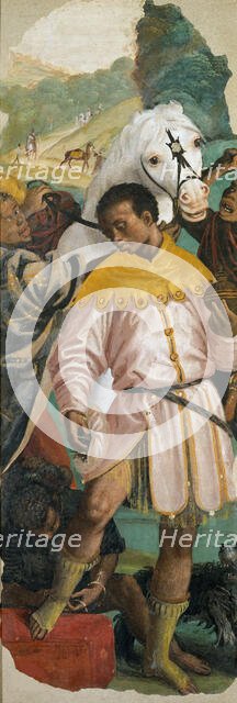 The Adoration of the Magi (Left panel), 1541-1542. Creator: Ferrari, Gaudenzio (ca 1477-1546).