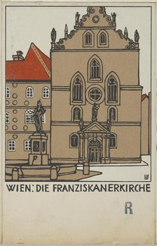 Vienna: Franciscan Church (Wien: Die Franziskanerkirche), 1908. Creator: Urban Janke.