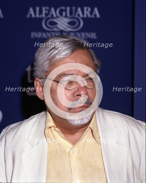 Guillermo Cabrera Infante (1929-2005), Cuban writer, portrait 1998.