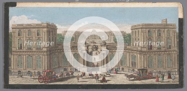 View of the front of a palace, 1700-1799. Creator: Anon.