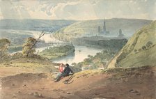 View of Rouen from St. Catherine’s Hill, 1821-22. Creator: Richard Parkes Bonington.