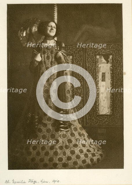 Portrait of Emilie Flöge, 1910. Creator: Böhler, Heinrich (1881-1940).