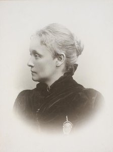 Pianist and composer Agathe Backer Grøndahl (1847-1907). Creator: Szacinski de Ravics, Ludwik (1844-1894).