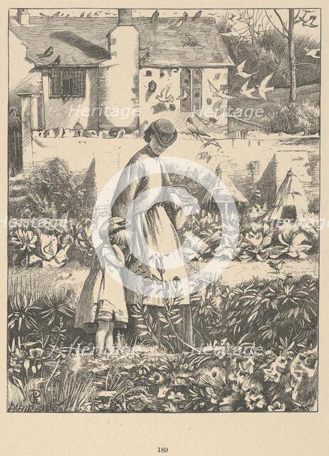 The Island Bee (from Wayside Posies: Original Poems of the Country Life), 1867. Creator: Dalziel Brothers.