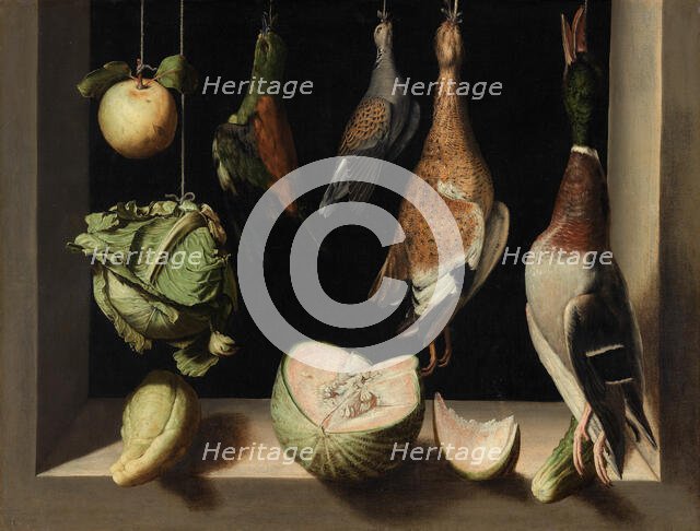 Still Life with Game Fowl, 1600/03. Creator: Juan Sánchez Cotán.