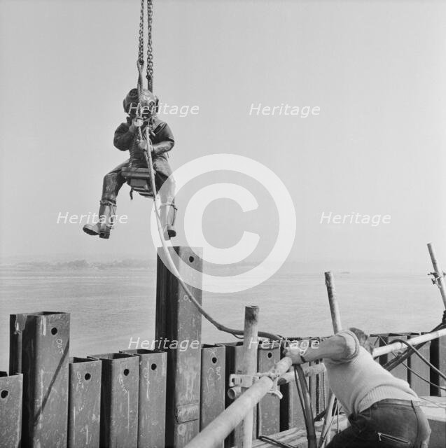 Berkeley Power Station, Berkeley, Ham and Stone, Stroud, Gloucestershire, 27/05/1959. Creator: John Laing plc.