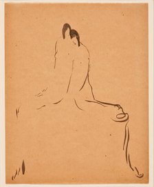Two Figures, c. 1908. Creator: Gaston Lachaise.