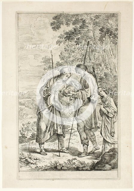 Paris is Recovered by the Sheperds, n.d. Creator: Jean Lemaire.