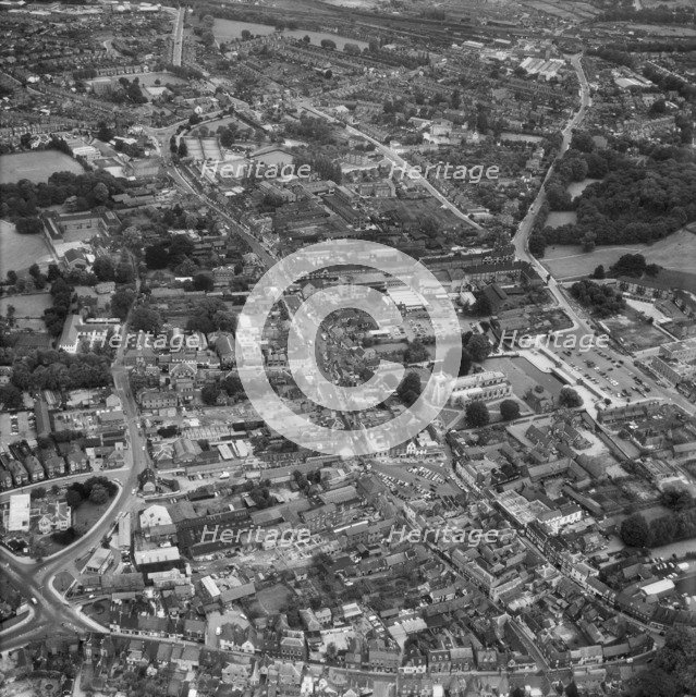 Hitchin, Hertfordshire, 1964. Artist: Aerofilms.