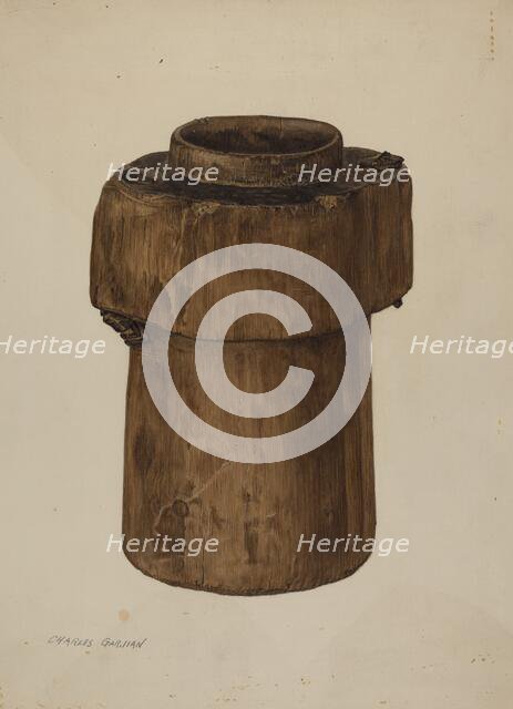 Pitch Pail, c. 1940. Creator: Charles Garjian.