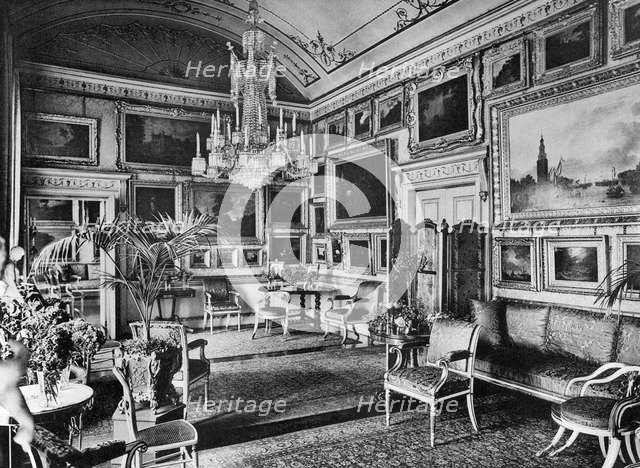 The Piccadilly Room, Apsley House, 1908.Artist: HN King