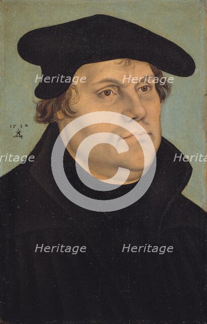 Portrait of Martin Luther, 1532. Creator: Lucas Cranach the Elder.