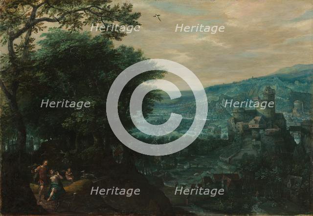 Landscape with Venus and Adonis, 1580s. Creator: Gillis van Coninxloo (Netherlandish, 1544-1607).