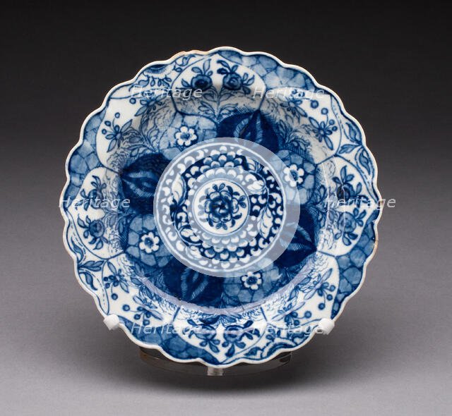 Plate, Worcester, c. 1770. Creator: Royal Worcester.