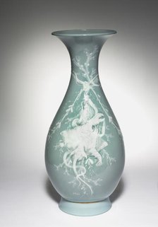 Vase Bertin, c. 1855. Creator: Jules-Constant Peyre (French, 1811-); Léopold Jules Gély (French); Sèvres Porcelain Manufactory (French, est. 1740).