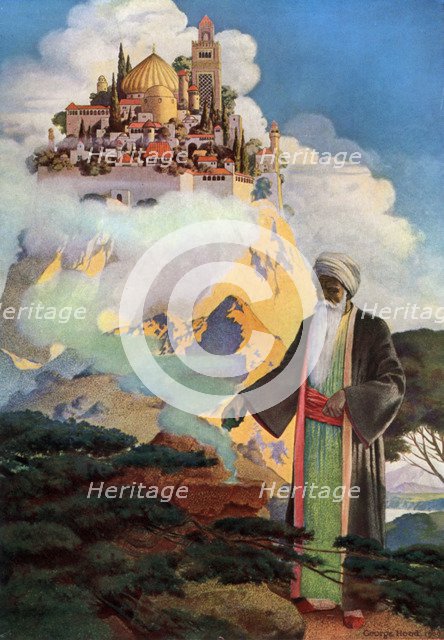 'On the Summit of the Hill Stands one of the Most Delectable Palaces', 1909 (1911-1912).Artist: George Hood