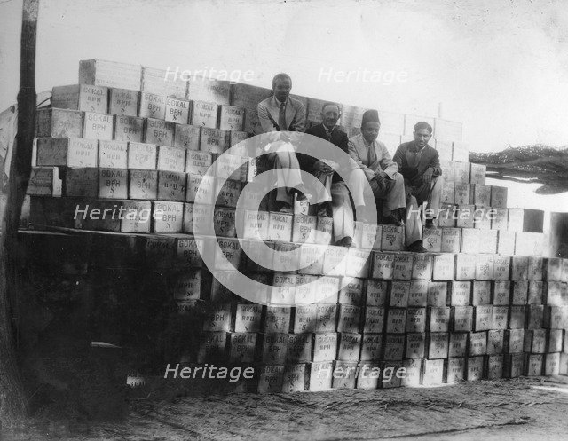 Coconut production, India, 20th century. Artist: Unknown