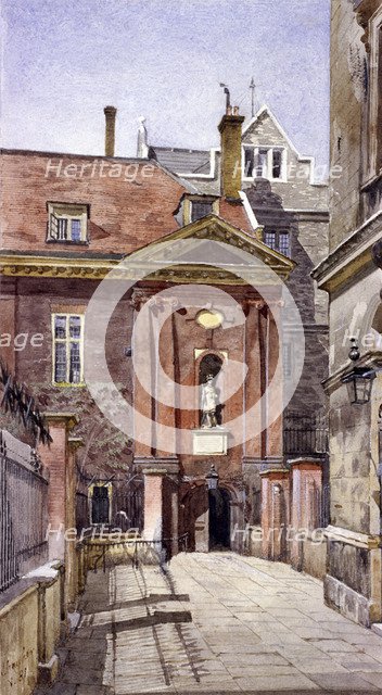 Christ's Hospital, London, 1881. Artist: John Crowther