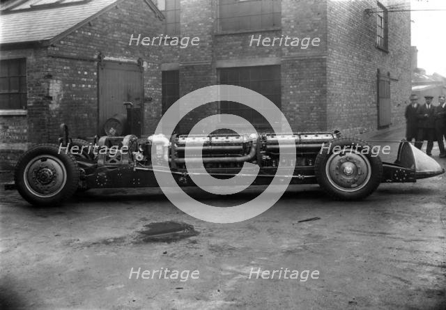 Silver Bullett chassis at Wolverhampton factory 1930. Creator: Unknown.
