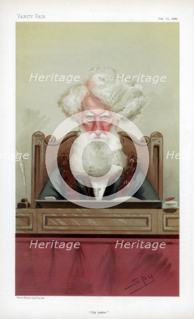 'City Justice', 1880. Artist: Spy