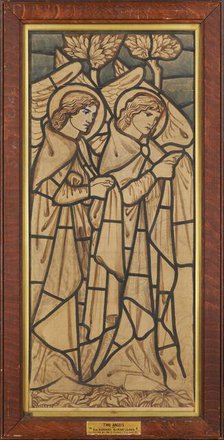 Two Angels, 1862. Creator: Sir Edward Coley Burne-Jones.