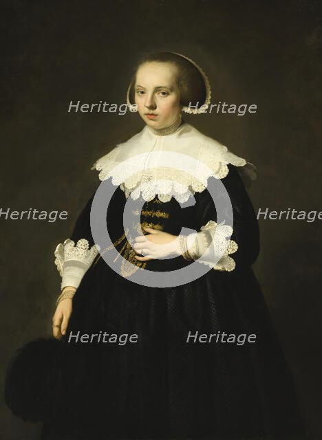 Portrait of a Young Woman, c1638. Creator: Jacob Adriaensz. Backer.