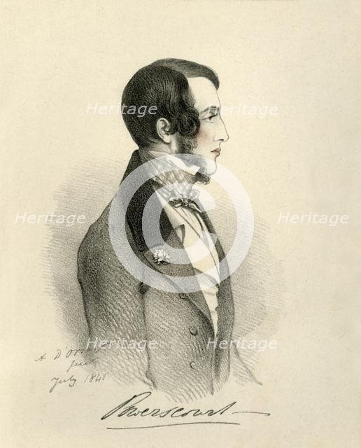 'Viscount Powerscourt', 1841. Creator: Richard James Lane.