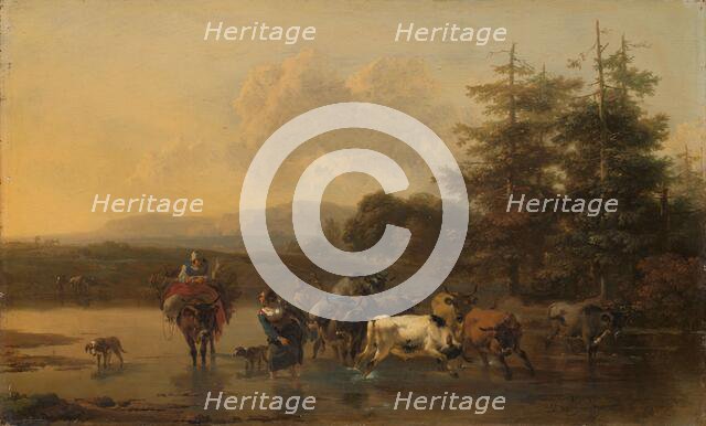 The Cattle Herd, 1656. Creator: Nicolaes Berchem.