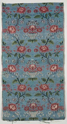 Length of Brocaded Silk, 1700s. Creator: Unknown.