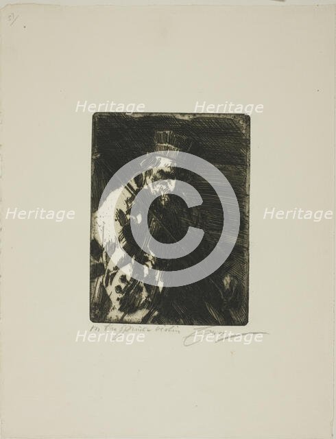 Village Violinist, 1904. Creator: Anders Leonard Zorn.