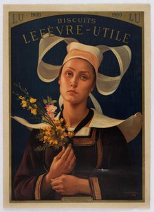 Biscuits Lefevre-Utile, 1900. Creator: Berteaux, Hippolyte (1843-1926).