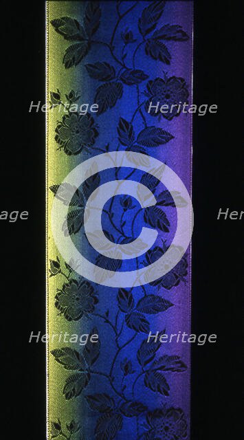 Ribbon, France, c. 1870. Creator: Unknown.