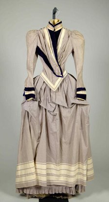 Dress, American, 1885. Creator: Unknown.