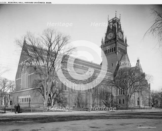Memorial Hall, Harvard University, Mass., c1904. Creator: Unknown.