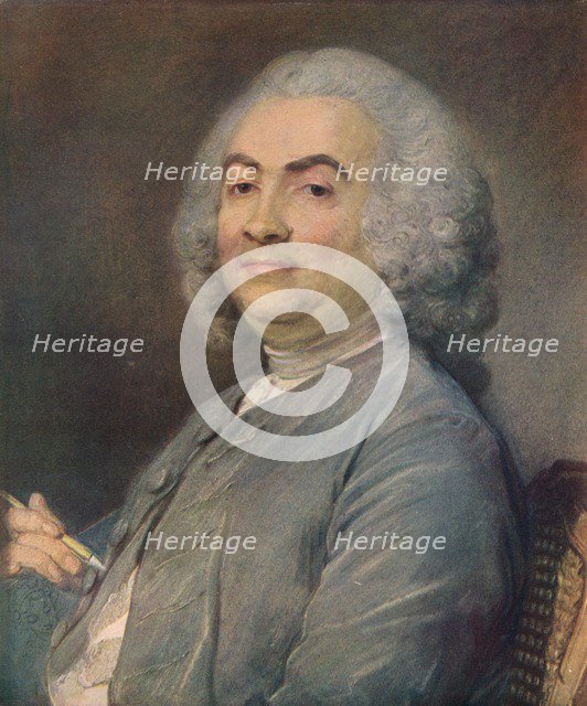 'Laurent Carrs', 1745. Artist: Jean-Baptiste Perronneau.