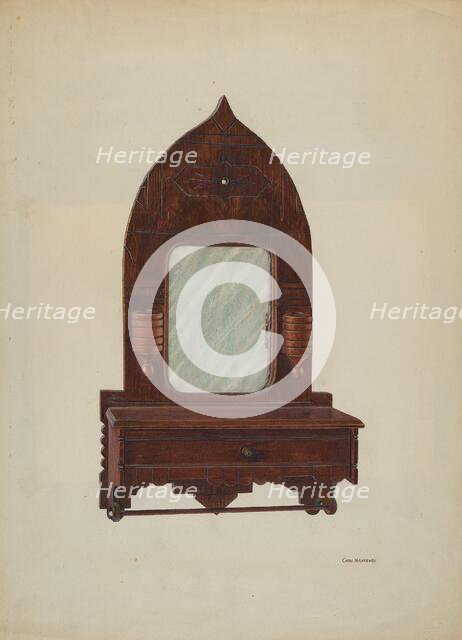 Comb Box, c. 1940. Creator: Chris Makrenos.