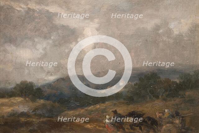 Landscape Sketch, 1877. Creator: Sir John Gilbert.