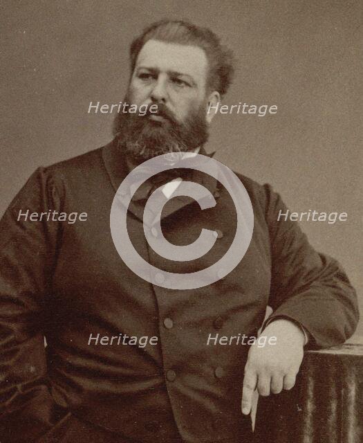 Portrait of the Composer Prince Juri Nikolayevich Golitsyn (1823-1872). Creator: Photo studio Nadar.